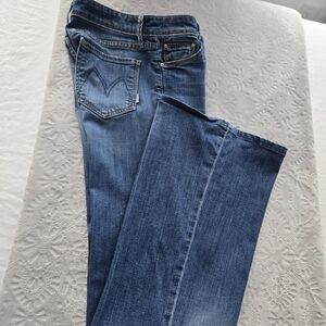 Stylish Blue Women's Straight Leg Jeans